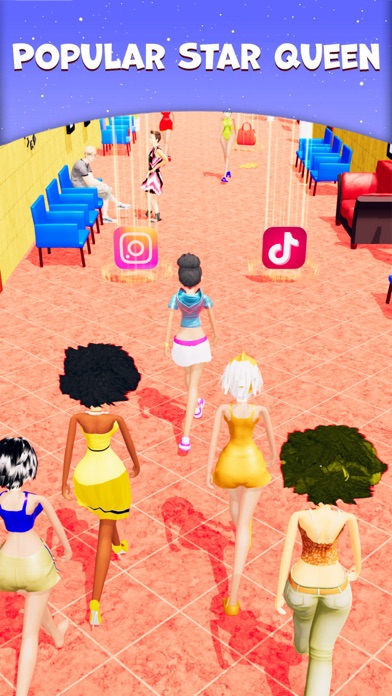 Girls Fashion Run 3D Screenshot