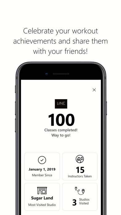 LINE Fitness Screenshot