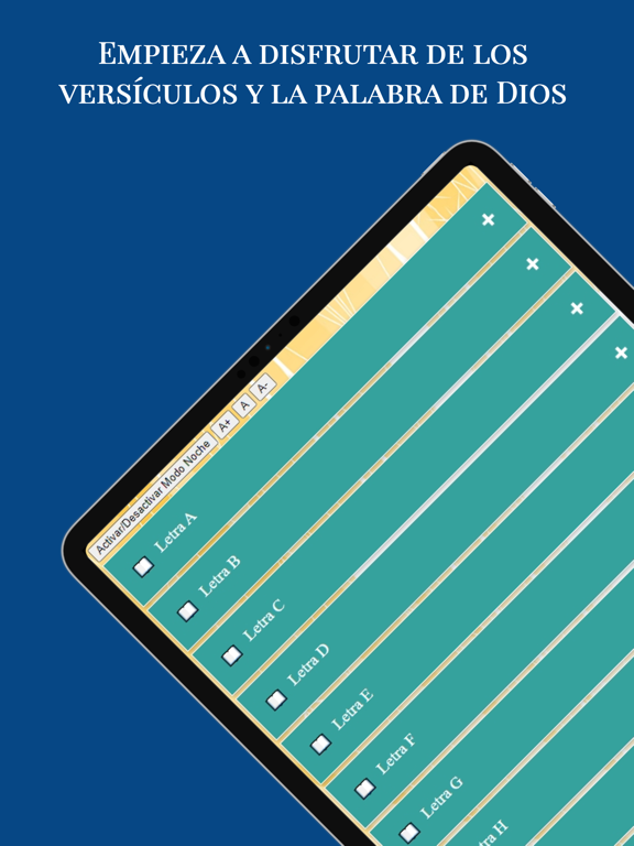 Versículos Bíblicos iPad screenshot 7 - Book app