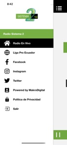 Radio Sistema 2 screenshot #3 for iPhone