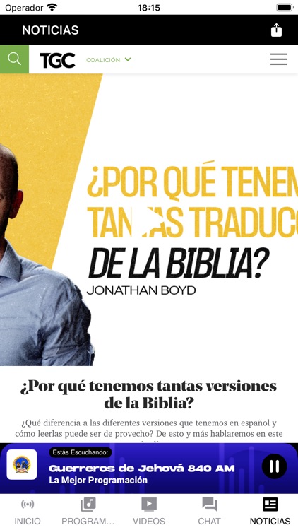 Guerreros de Jehova 840 AM screenshot-3