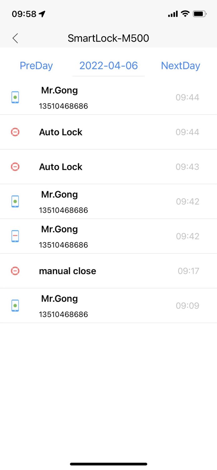 Cloud Smart Lock App