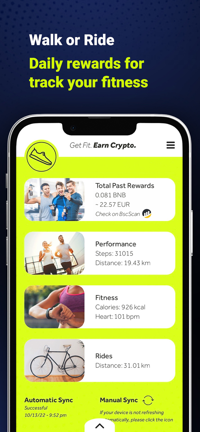 Step® Get Fit. Earn Crypto.