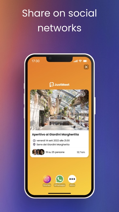 Just Meet App Screenshot
