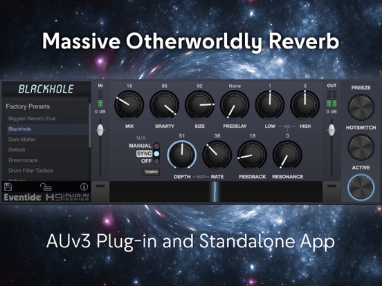 Screenshot #1 for Blackhole Reverb