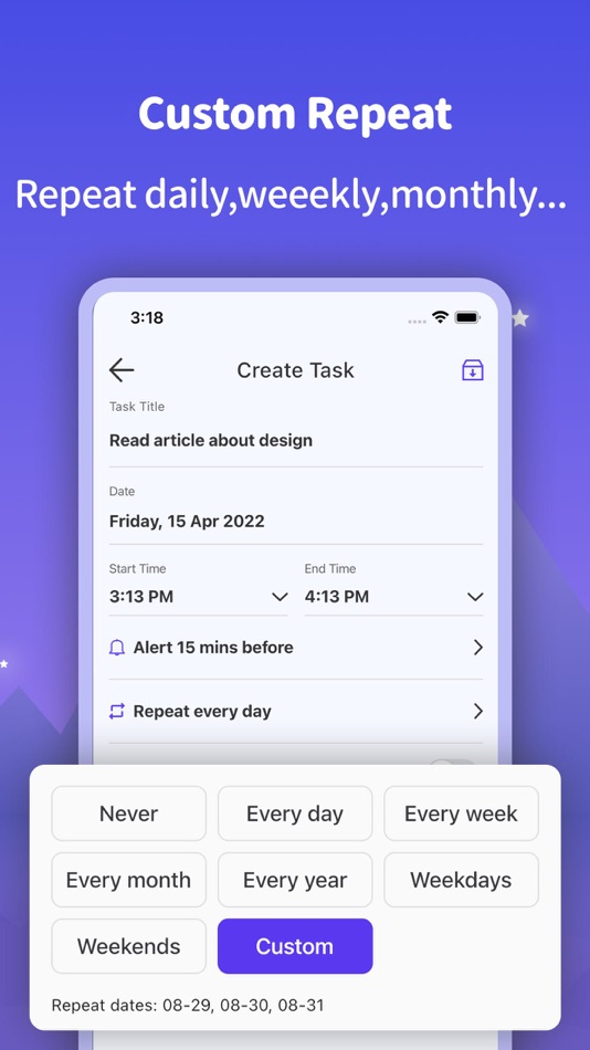 #4. To do list - Reminder (iOS) 由: 其传 杨
