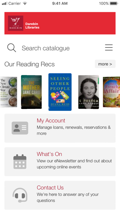 Darebin Libraries Screenshot