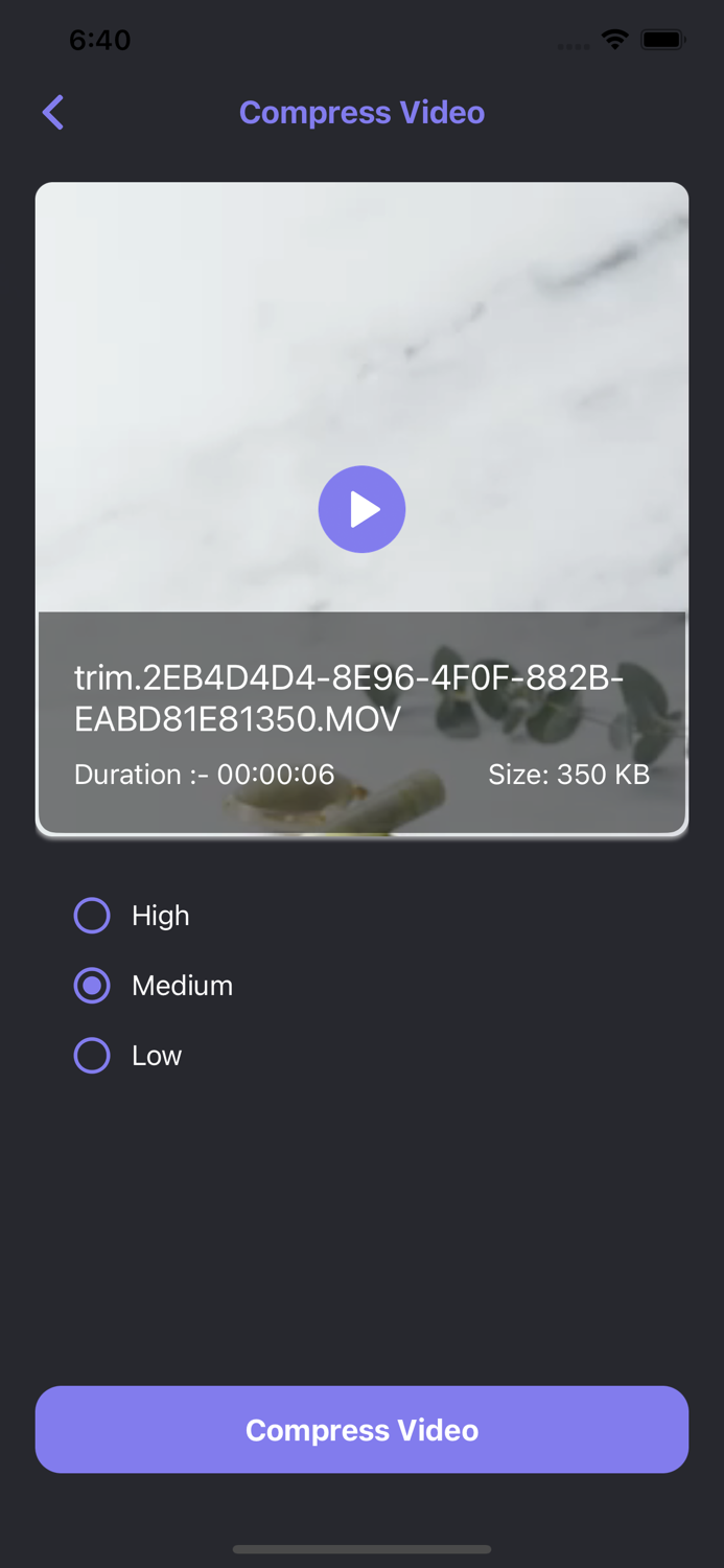 Video Compressor Size Reduce