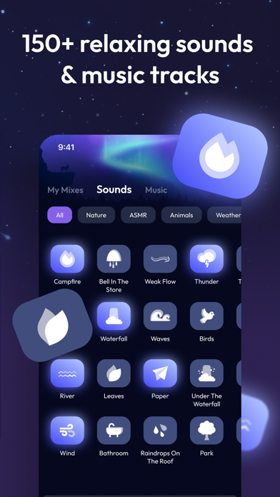 Sleep: Tracker, Relax Sounds Screenshot