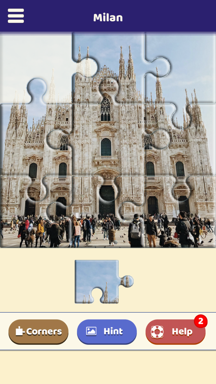 Milan Sightseeing Puzzle