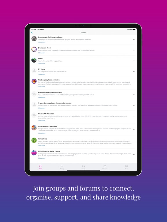Screenshot #6 pour EverydayPeace Community
