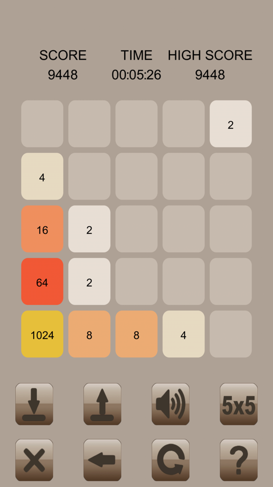 #6. 2048 Save/Load Extended (iOS) 게시자: Ruslan Goncharenko