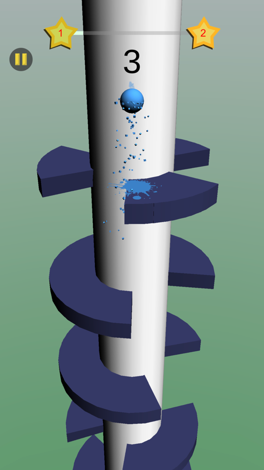 #2. Helical Jump - Helix Jump (iOS) 由: B R SOFTECH PRIVATE LIMITED