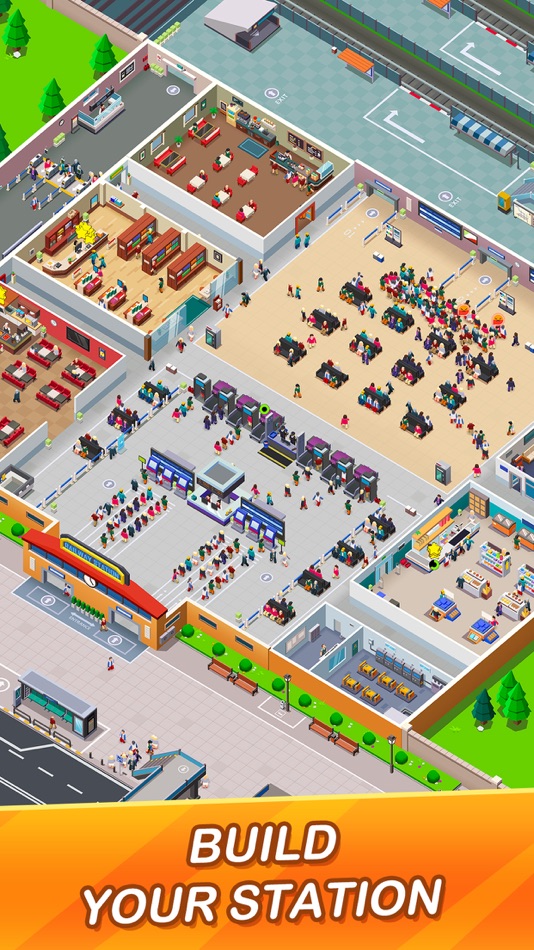 #2. Idle Train Empire - Idle Games (iOS) By: 书涛 刘