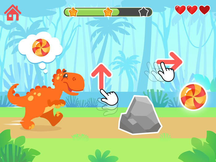 Dinosaur games for kids and baby