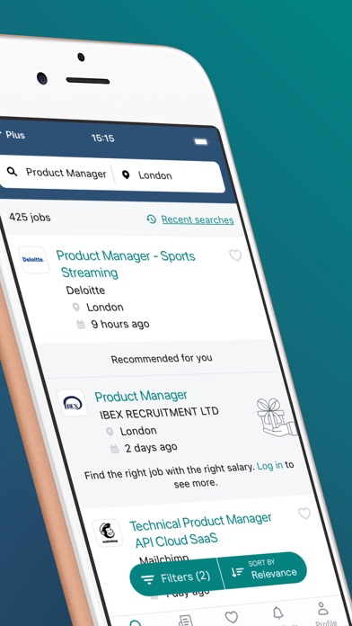 Screenshot #2 pour Jobsite - UK Job search app