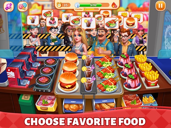 Crazy Diner:Kitchen Adventure iPad app afbeelding 3
