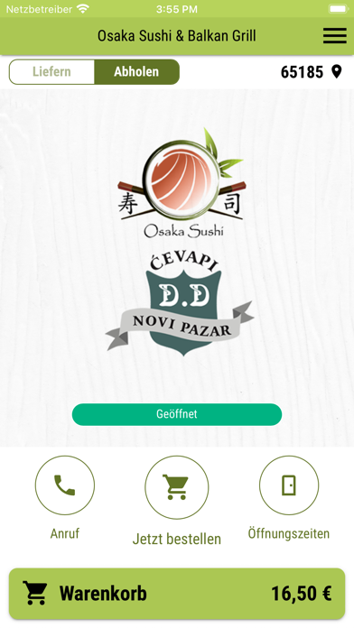 Osaka Sushi & Balkan Grill Screenshot