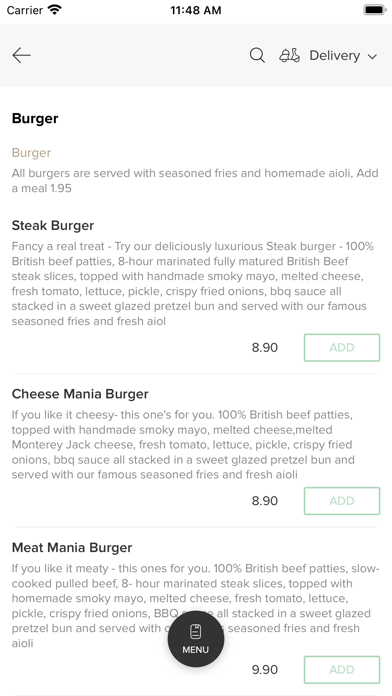 Ohannes Burgers Screenshot