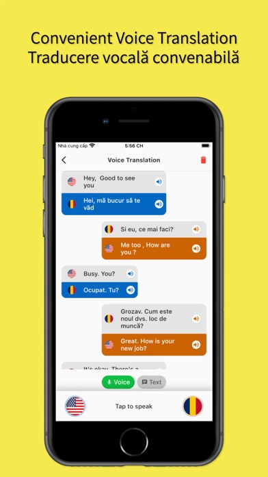 English to Romanian Traducerea Screenshot