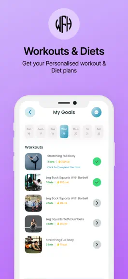 Game screenshot WFH - WELLNESS FITNESS HEALTH apk