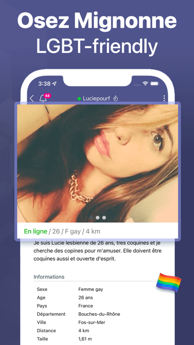 Mignonne - Rencontre rapide Screenshot
