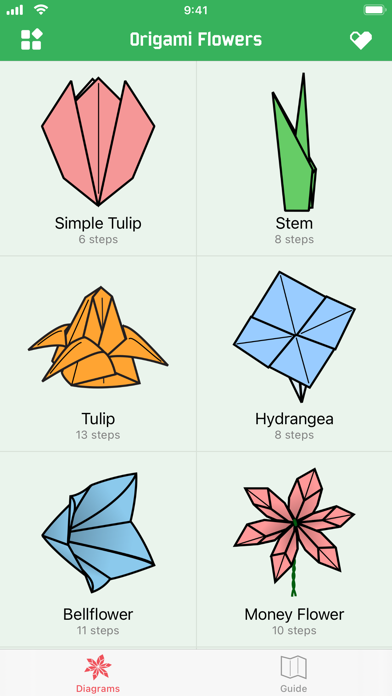 Origami Flowers Screenshot