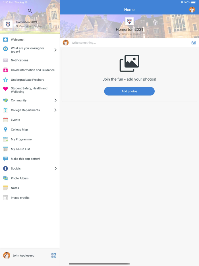 Homerton College 2021