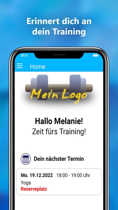 ProFit Mitglieder App Screenshot