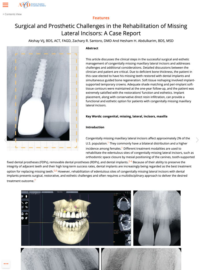 Journal of Cosmetic Dentistry