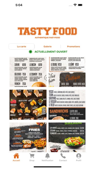 TastyFood Screenshot