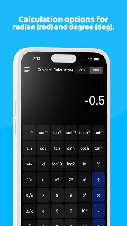 Cuspart: Calculator+