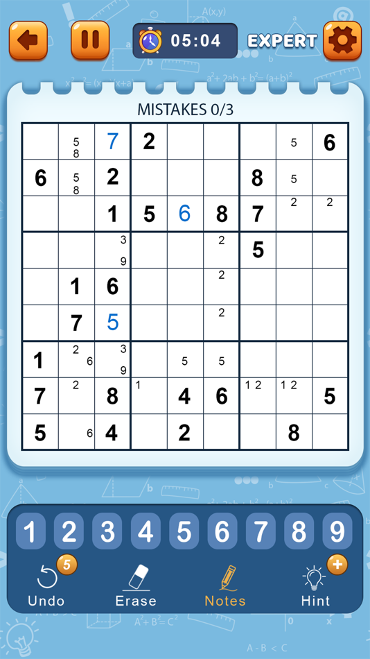 #4. Sudoku - Puzzle Mind Game (iOS) Podle: CHIEN LE