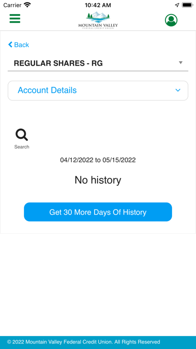 Mountain Valley Federal CU Screenshot