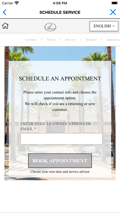Newport Lexus App Screenshot