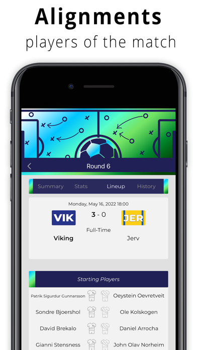 Info Norway League Screenshot
