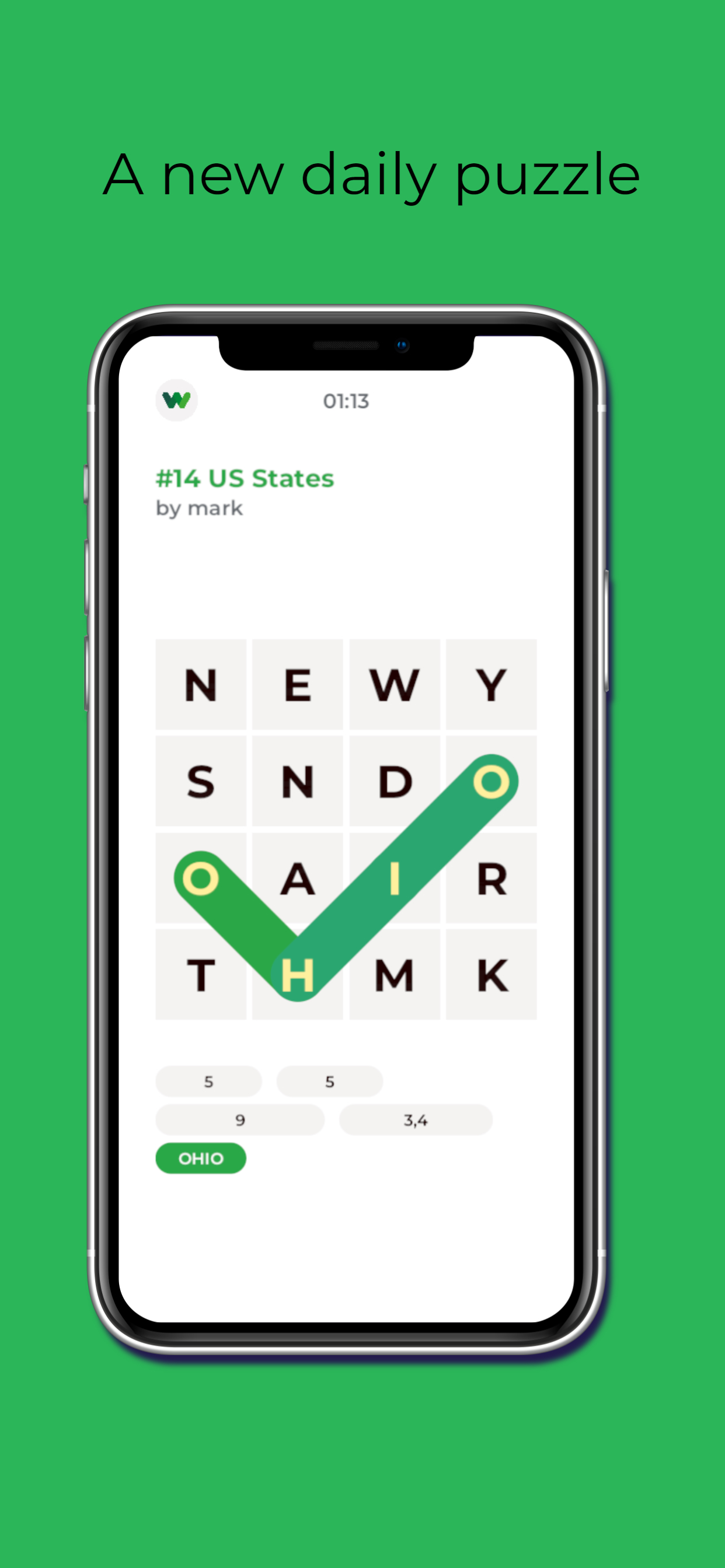 Word Salad: a daily puzzle