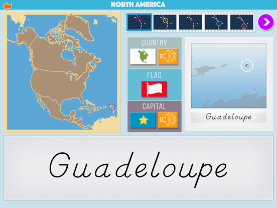 North America Geography iPad screenshot