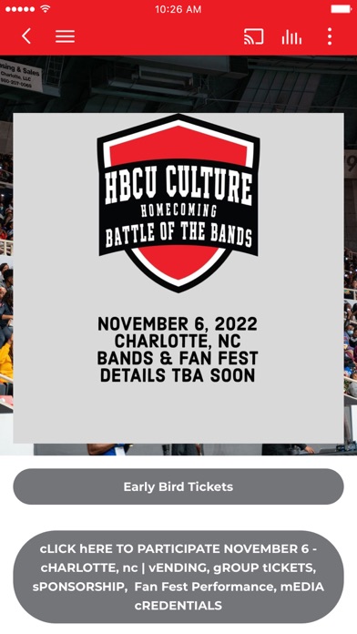 HBCU Culture Legacy Foundation Screenshot
