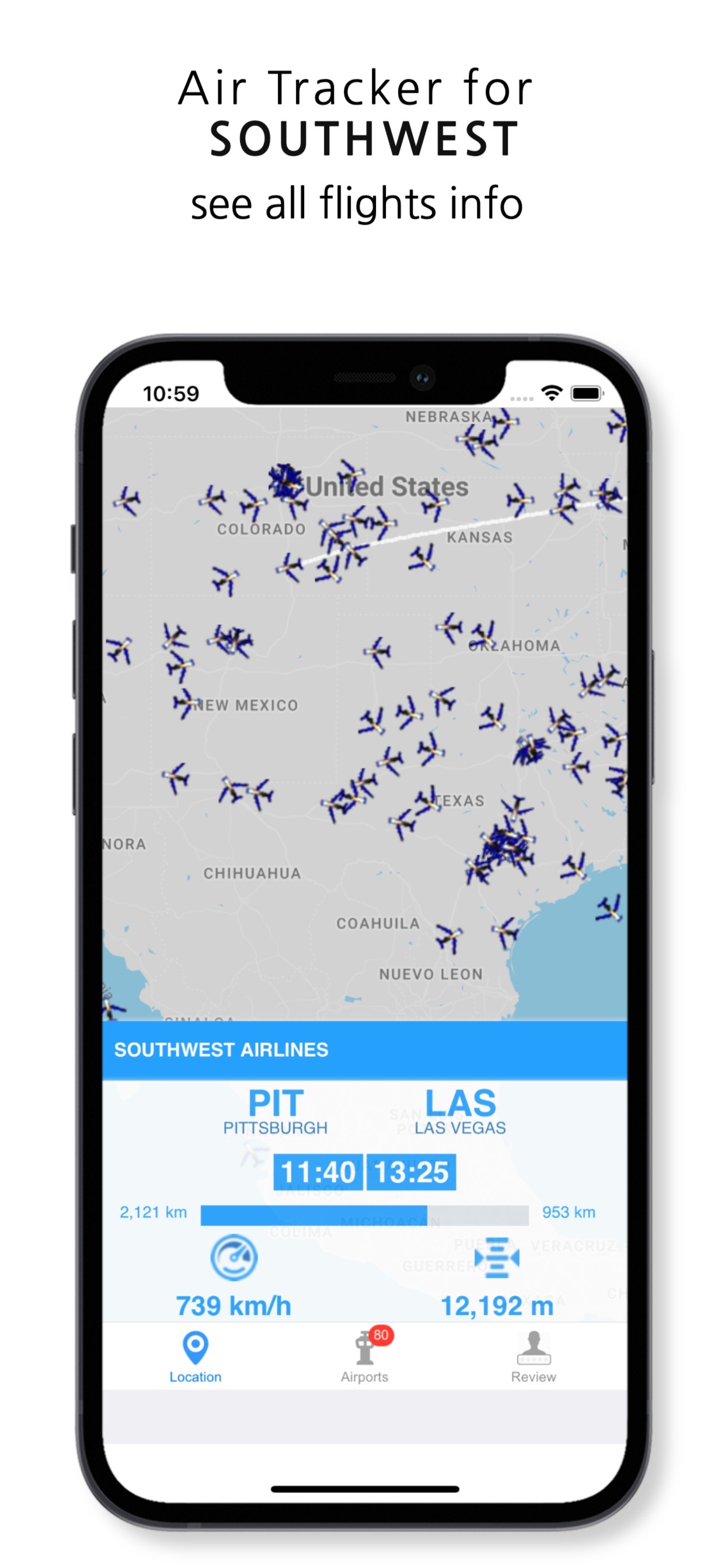 SWA: Southwest Flight Radarのおすすめ画像1