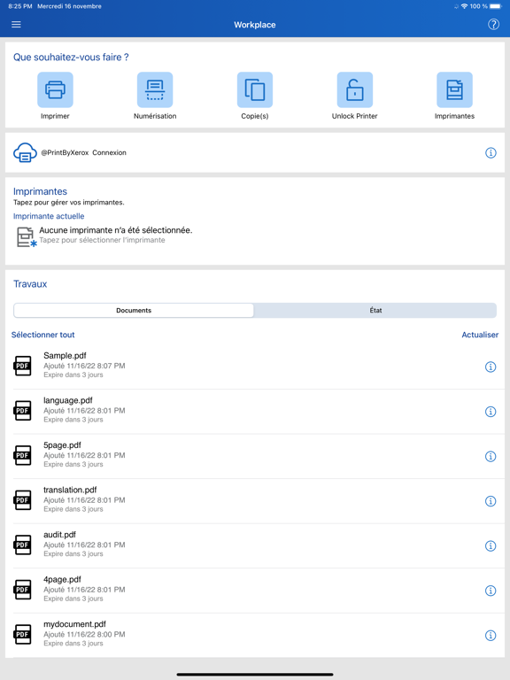 Screenshot #4 pour Xerox® Workplace