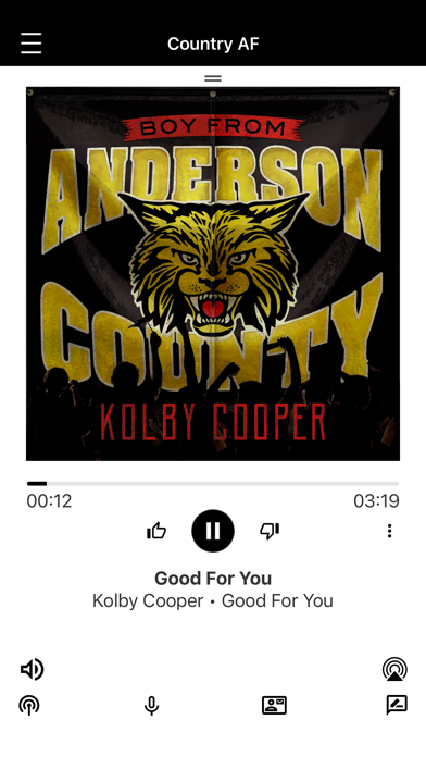 Country AF Radio Screenshot