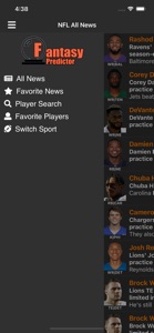 Fantasy Player News screenshot #6 for iPhone