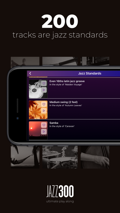 Jazz300 - ultimate play along Screenshot