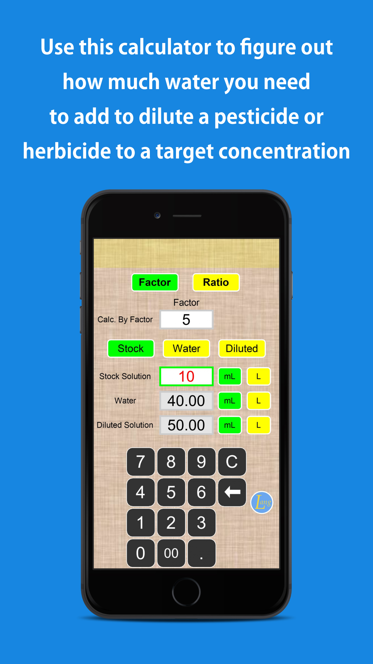 Simple Dilution Calculator