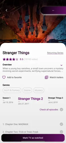 Game screenshot SimpleTvShows apk