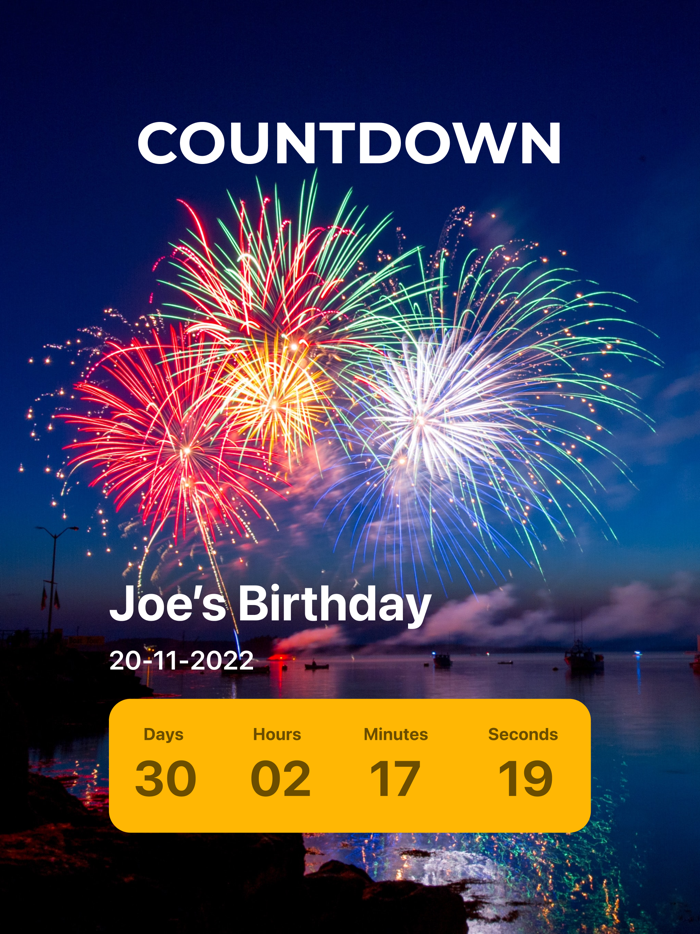 Countdown Widget Lock Screen 