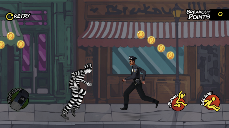 #3. The Breakout Game (iOS) Podle: Jailhouse Coffee Corp