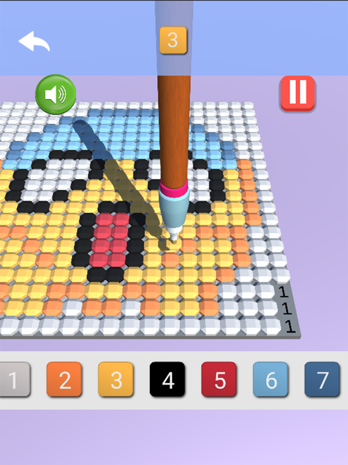 Pixel Art-3D Diamond Paint