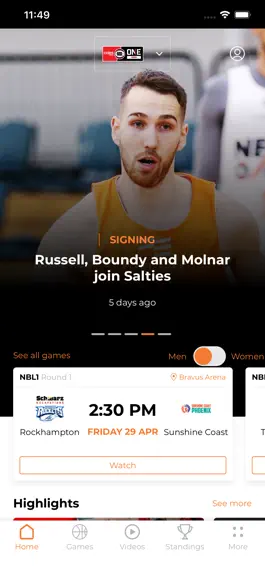 Game screenshot NBL1 mod apk